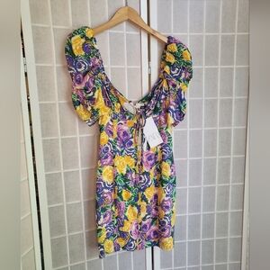 Zara Puff Sleeves Corset Style Dress NWT Sz XS